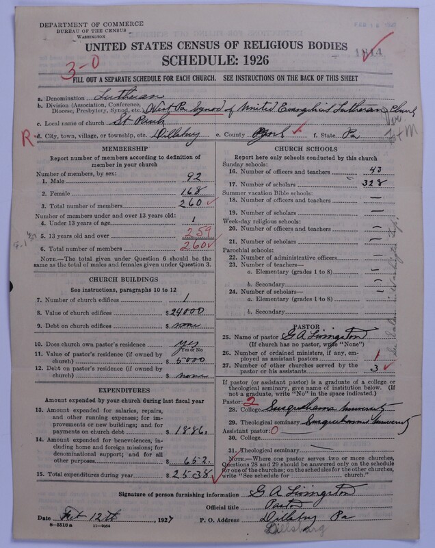 Scan of United Lutheran Church in America: 1814
