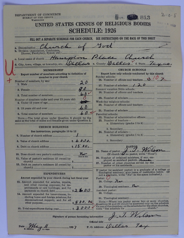 Scan of Church of God (Headquarters, Anderson, Ind.): 813