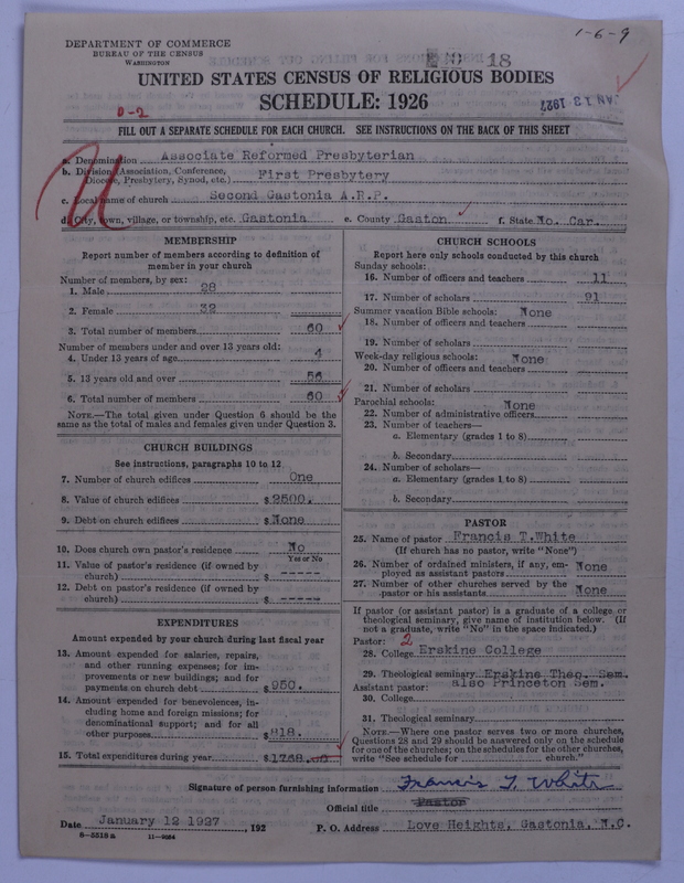 Scan of Associate Reformed Presbyterian Church: 18