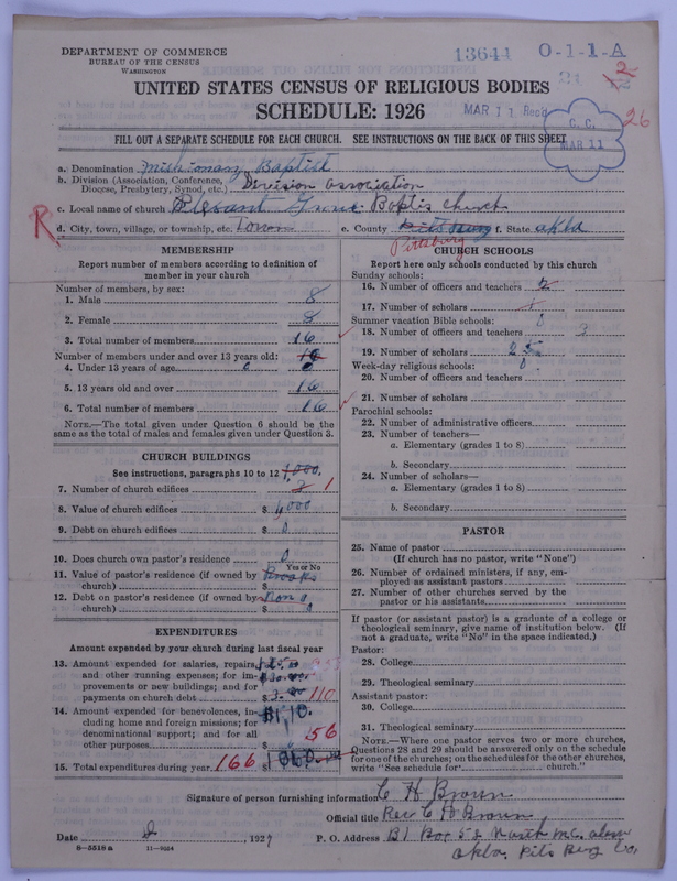 Scan of Negro Baptists: 13644