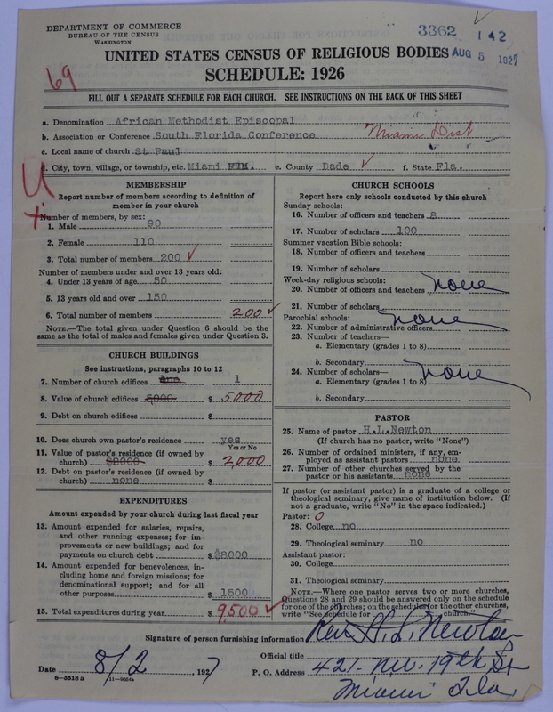 Scan of African Methodist Episcopal Church: 3362