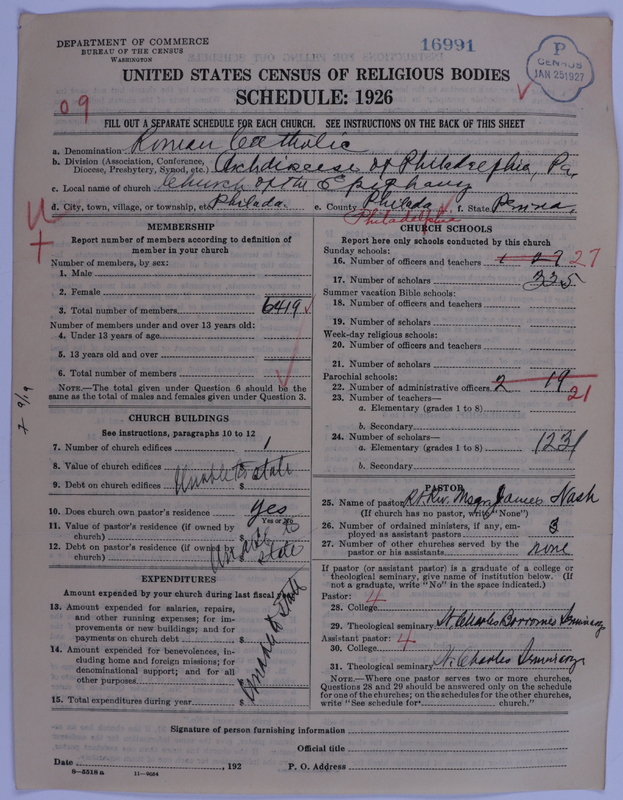 Scan of Roman Catholic Church: 16991