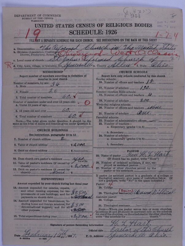 Scan of Reformed Church in the United States: 944