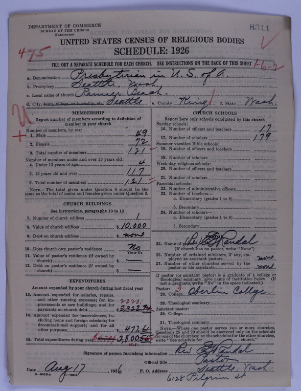 Scan of Presbyterian Church in the United States of America: 8311