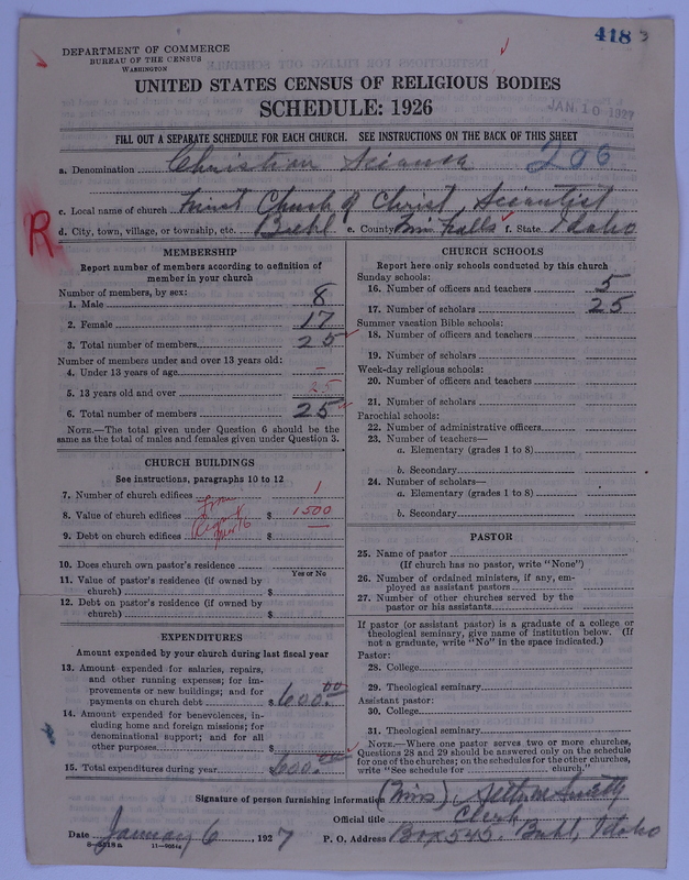 Scan of Church of Christ, Scientist: 418