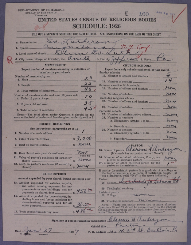 Scan of Evangelical Lutheran Augustana Synod of North America: 160