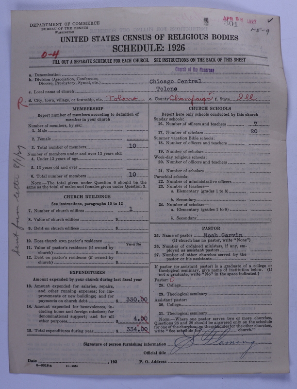 Scan of Church of the Nazarene: 301