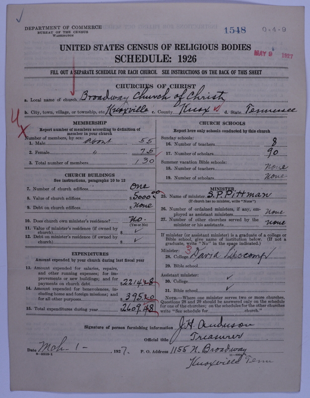 Scan of Churches of Christ: 1548