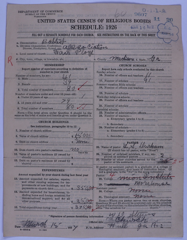 Scan of Negro Baptists: 9607