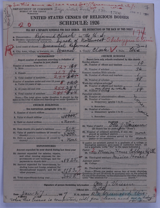 Scan of Reformed Church in the United States: 1306