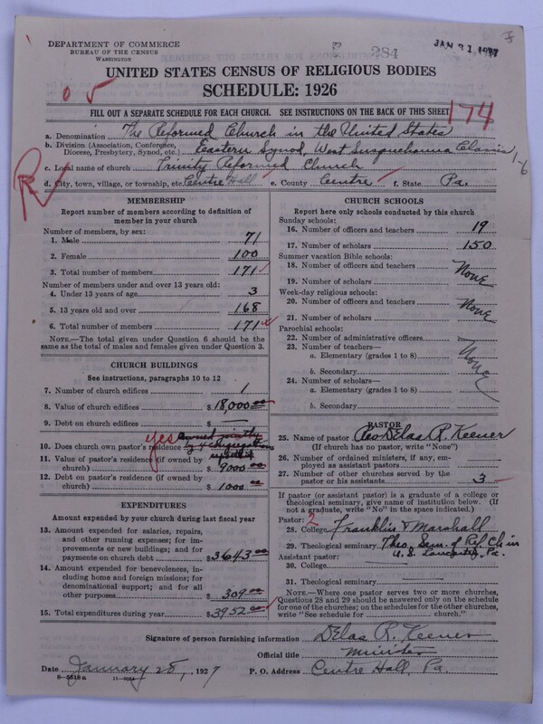 Scan of Reformed Church in the United States: 284