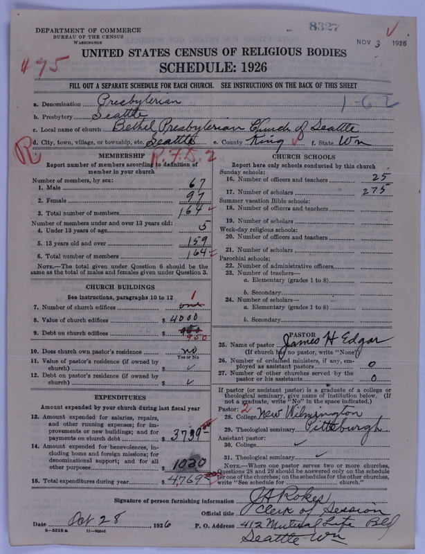 Scan of Presbyterian Church in the United States of America: 8327