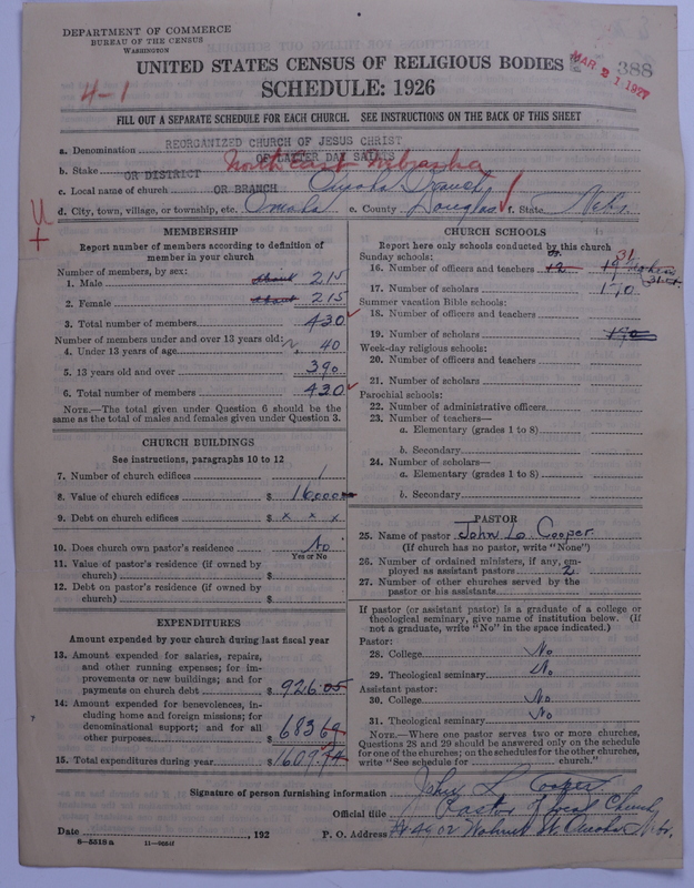 Scan of Reorganized Church of Jesus Christ of Latter Day Saints: 388