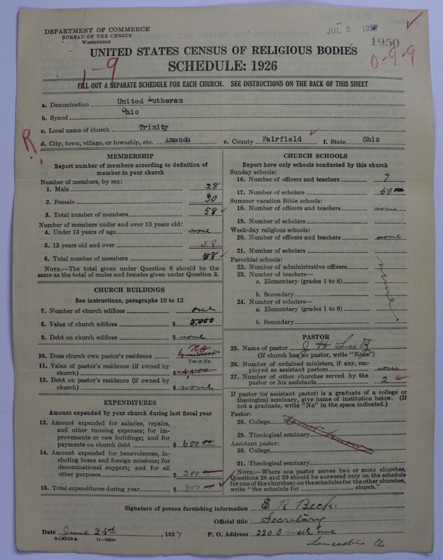 Scan of United Lutheran Church in America: 1950