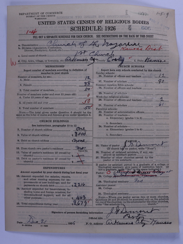 Scan of Church of the Nazarene: 606