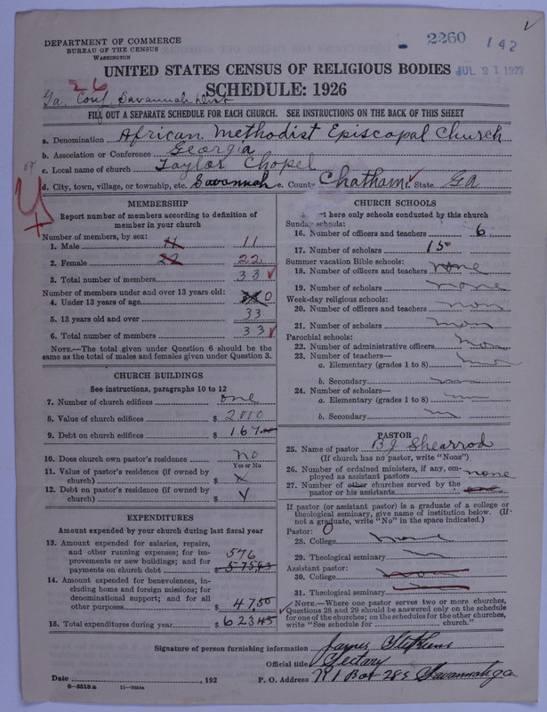 Scan of African Methodist Episcopal Church: 2260