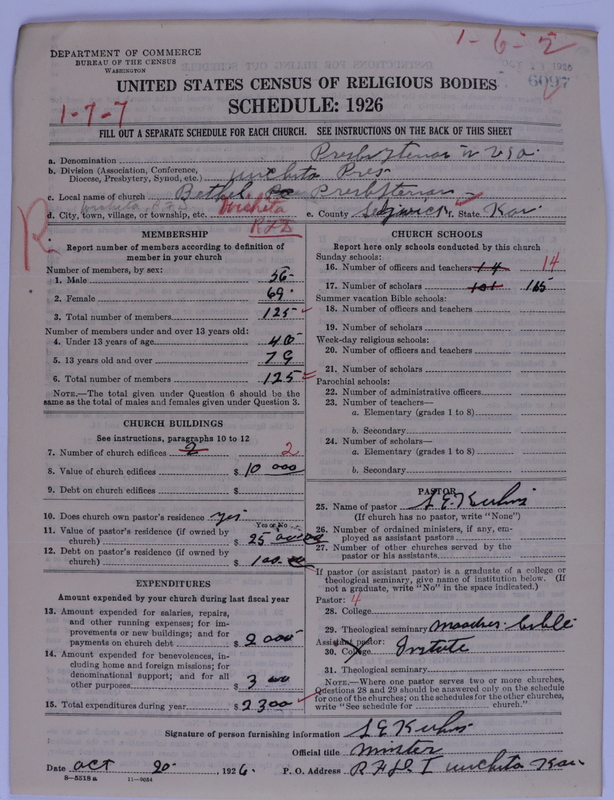 Scan of Presbyterian Church in the United States of America: 6097