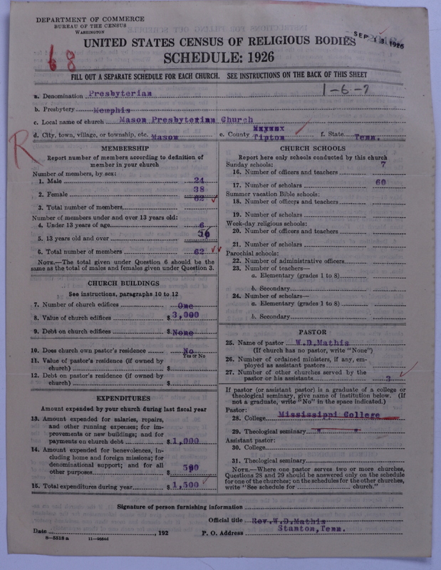 Scan of Presbyterian Church in the United States: 2312