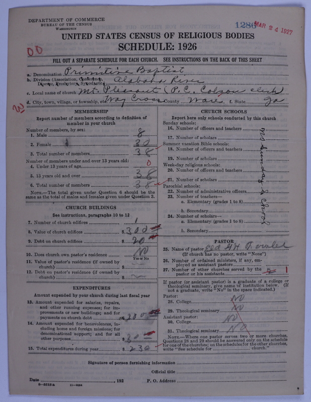 Scan of Primitive Baptists: 1286