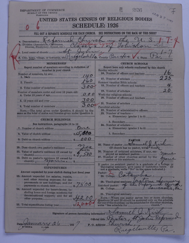 Scan of Reformed Church in the United States: 226