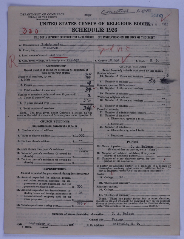 Scan of Presbyterian Church in the United States of America: 5503