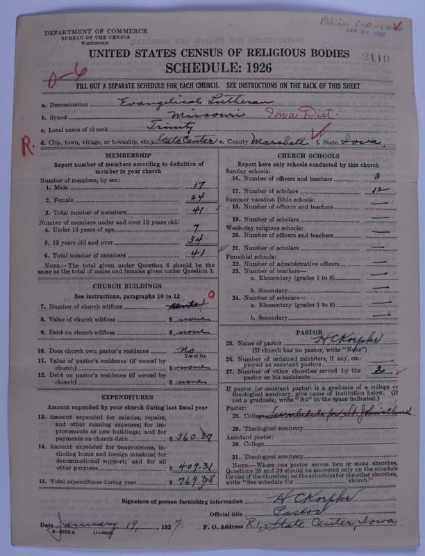 Scan of Evangelical Lutheran Synodical Conference of America: Evangelical Lutheran Synod of Missouri, Ohio, and Other States: 2110
