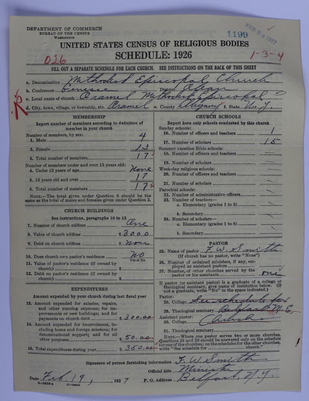 Scan of Methodist Episcopal Church: 1199