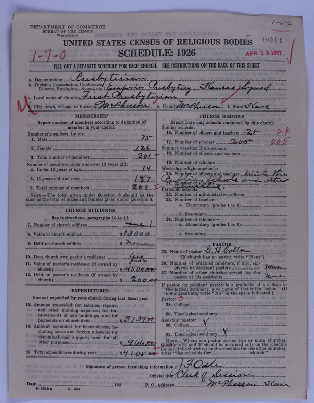Scan of Presbyterian Church in the United States of America: 6011