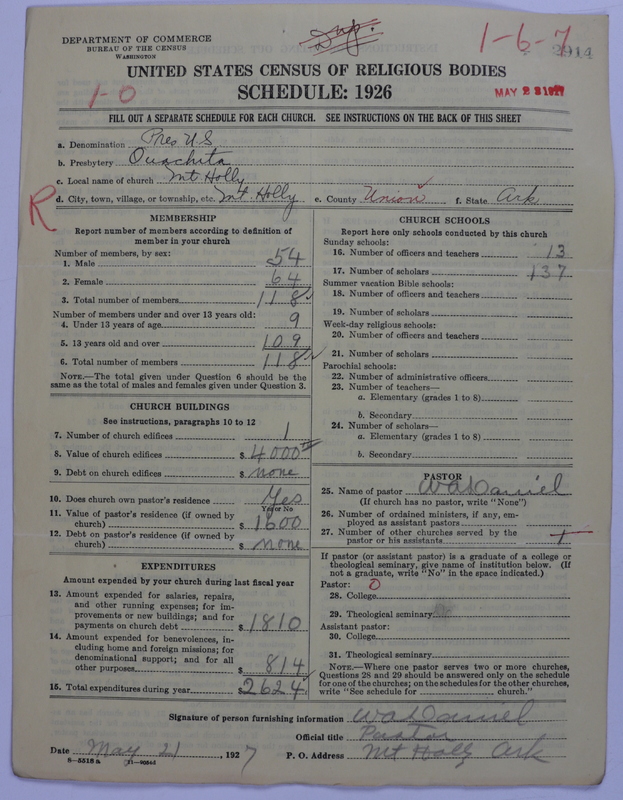 Scan of Presbyterian Church in the United States: 2914
