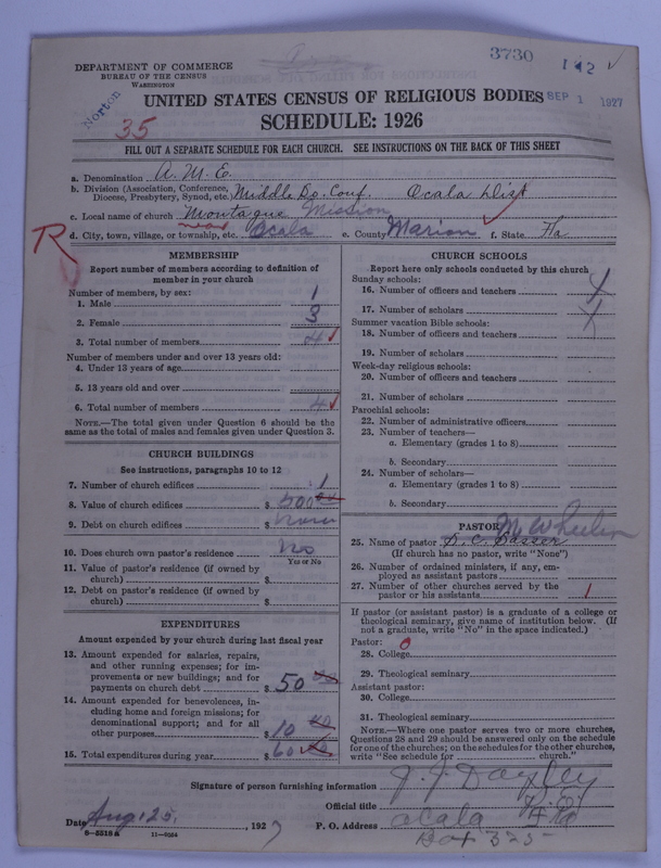 Scan of African Methodist Episcopal Church: 3730