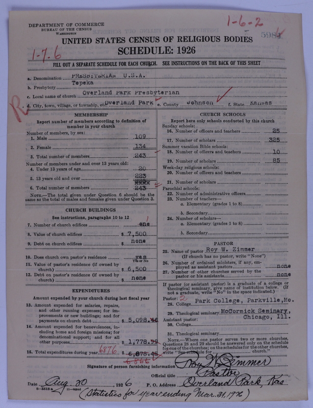 Scan of Presbyterian Church in the United States of America: 5984