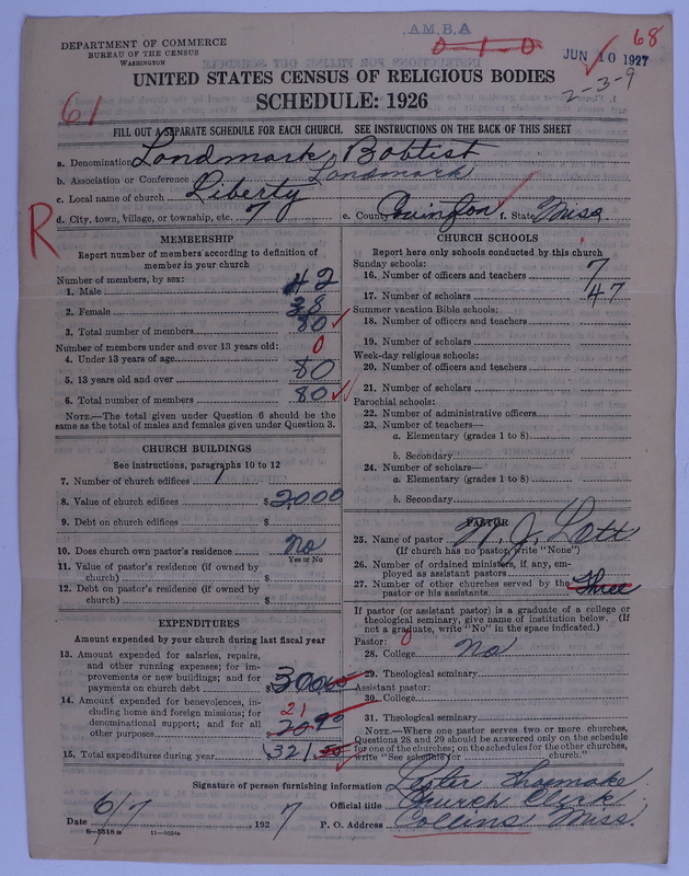 Scan of Landmark Baptist of America: 68