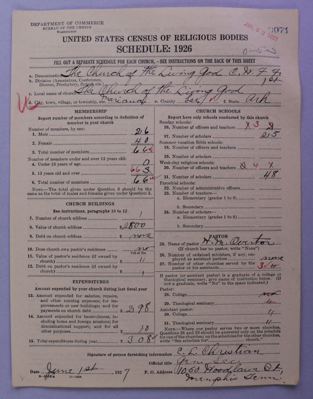 Scan of Church of the Living God, Christian Workers for Fellowship: 71