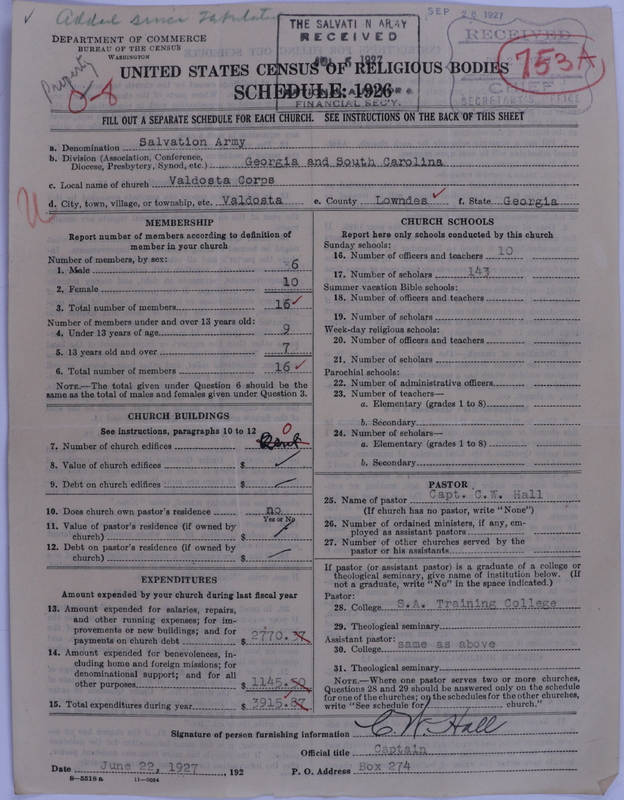 Scan of Salvation Army: 753a