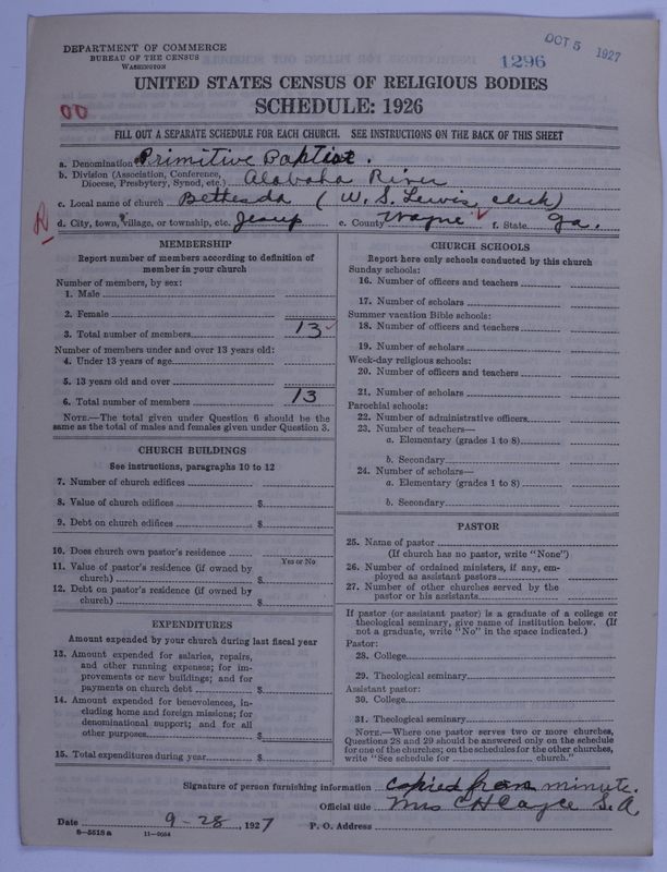 Scan of Primitive Baptists: 1296