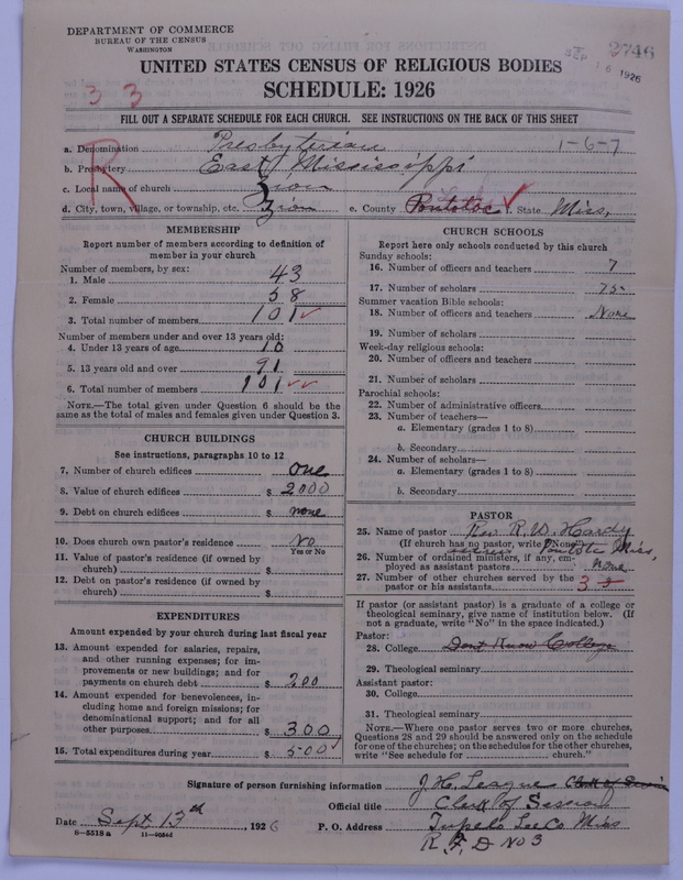 Scan of Presbyterian Church in the United States: 2746