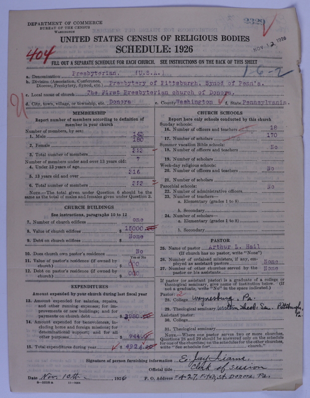 Scan of Presbyterian Church in the United States of America: 2329