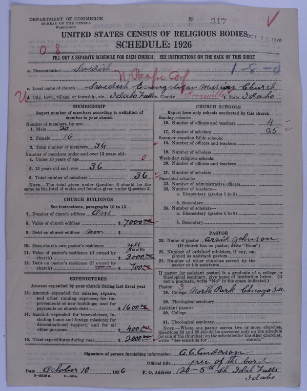 Scan of Swedish Evangelical Mission Covenant of America: 317