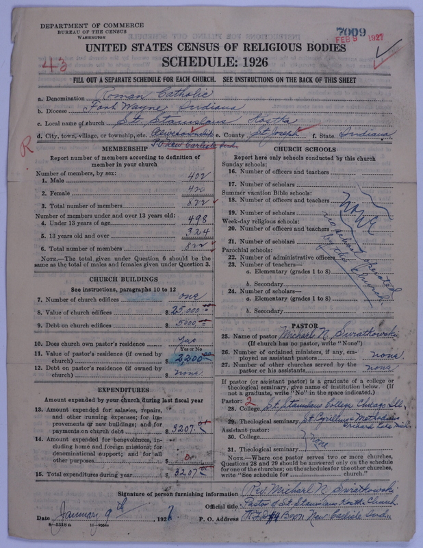 Scan of Roman Catholic Church: 7009