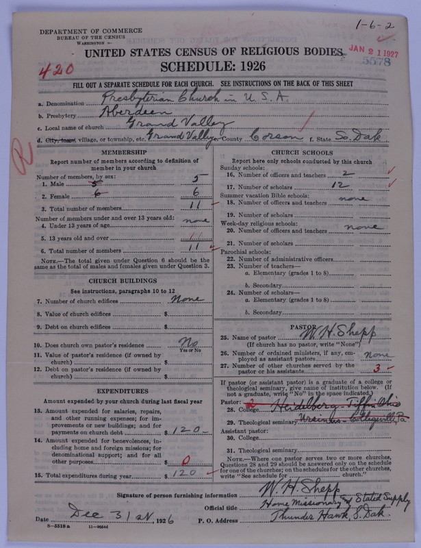 Scan of Presbyterian Church in the United States of America: 5578