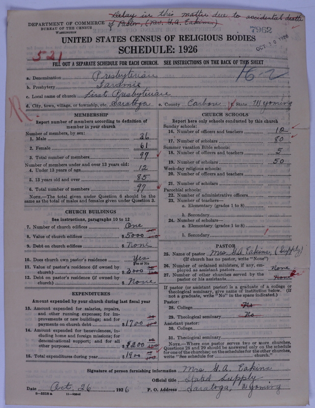 Scan of Presbyterian Church in the United States of America: 7962