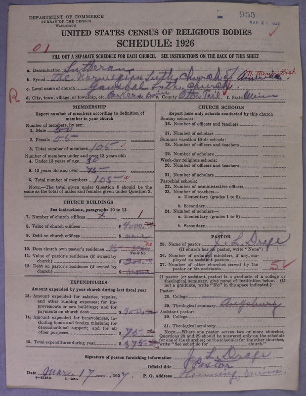 Scan of Norwegian Lutheran Church of America: 955