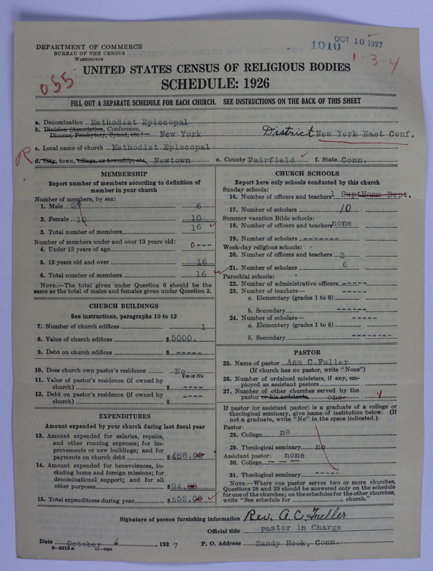 Scan of Methodist Episcopal Church: 1010