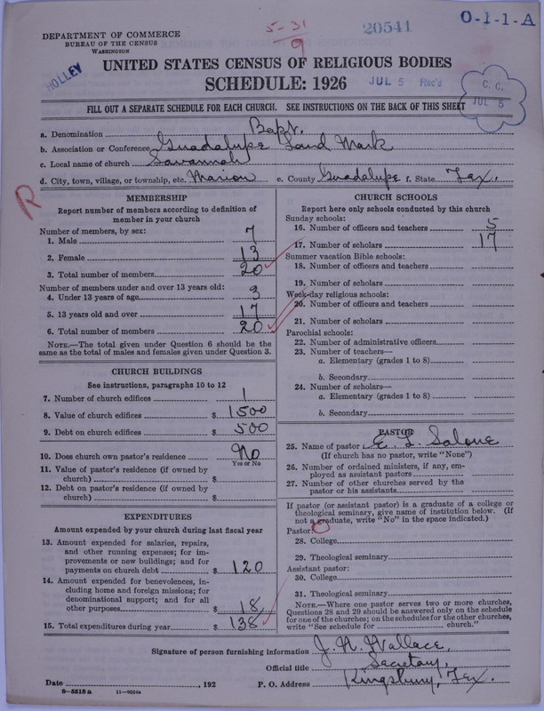 Scan of Negro Baptists: 20541
