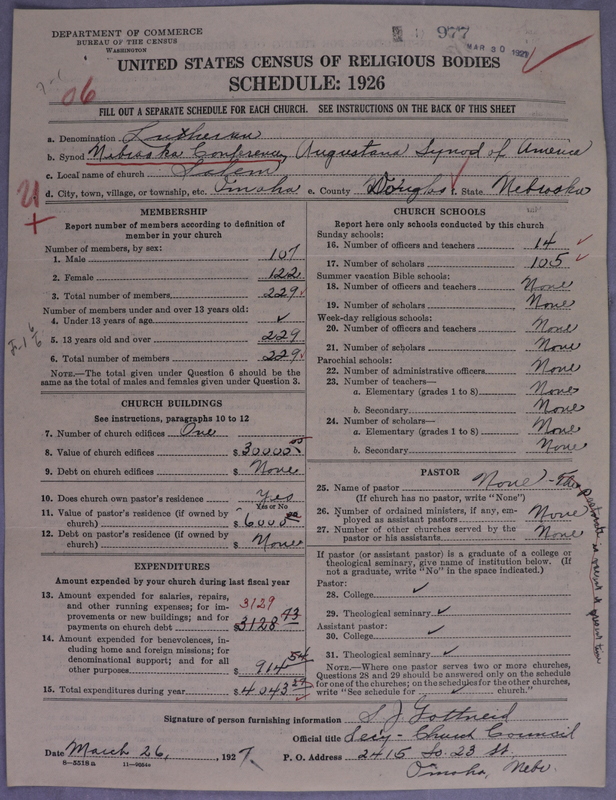 Scan of Evangelical Lutheran Augustana Synod of North America: 977