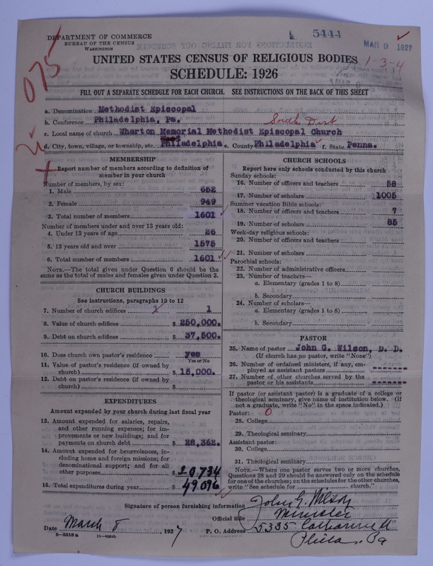 Scan of Methodist Episcopal Church: 5443