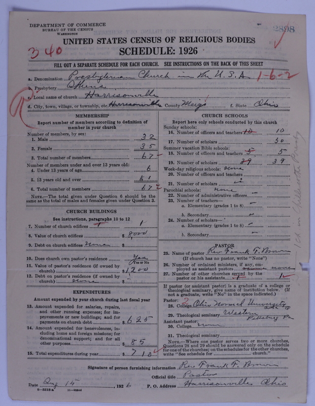 Scan of Presbyterian Church in the United States of America: 2898