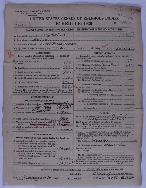 Scan of Presbyterian Church in the United States of America: 7887