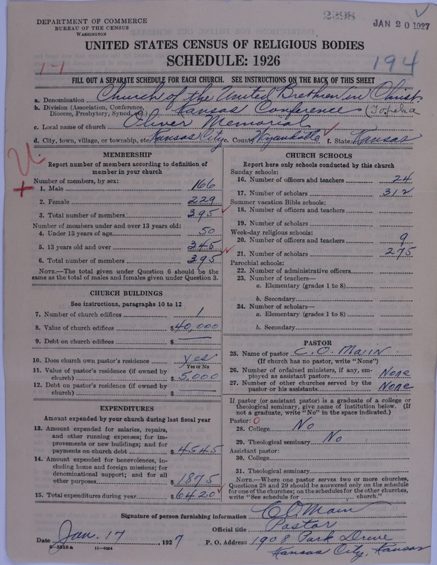 Scan of Church of the United Brethren in Christ: 2298