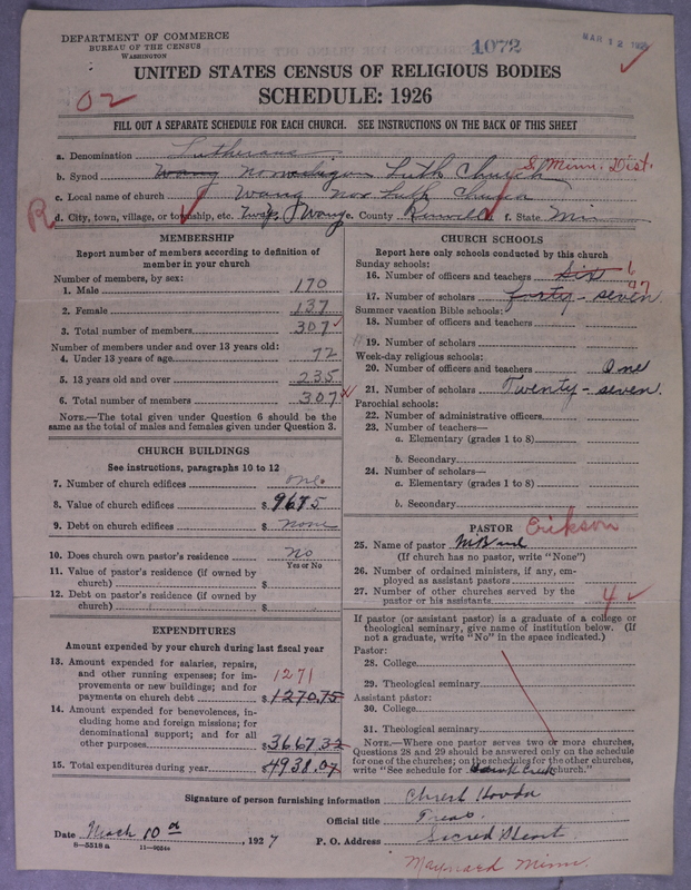 Scan of Norwegian Lutheran Church of America: 1072